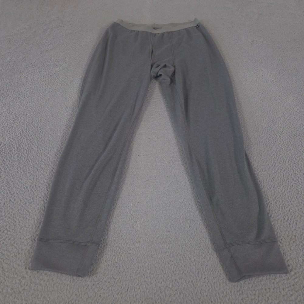 Patagonia Pants Men Large‎ Gray Capilene 3 Midweight Bottoms Slim Leg Tights Gym